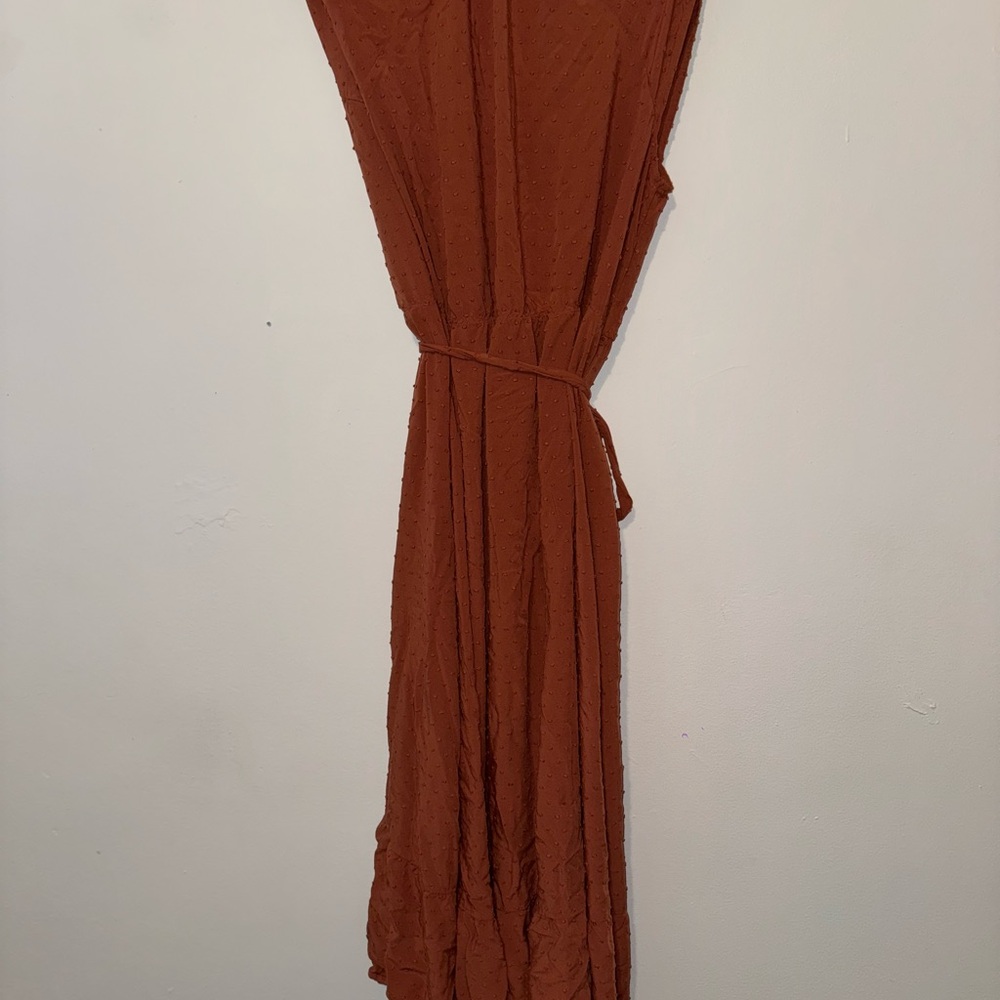 Old Navy Terracotta Midi Dress - Picture 7 of 7